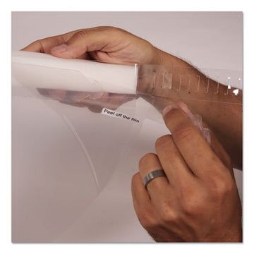 deflecto® Disposable Face Shield, 13 X 10, One Size Fits All, Clear, 100-carton freeshipping - TVN Wholesale